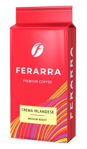 Кофе молотый 250г, вак.уп., CAFFE CREMA IRLANDESE, FERARRA - №1