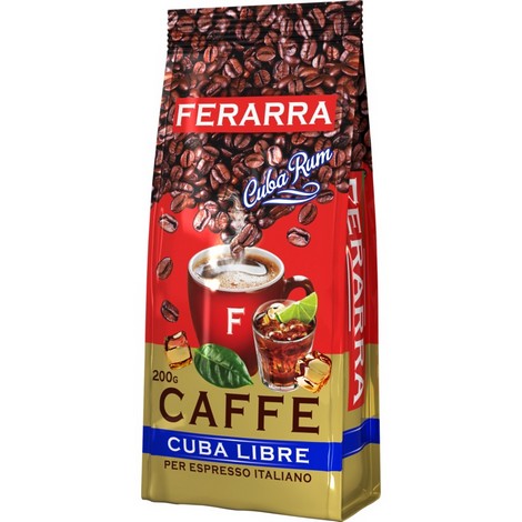 Кофе в зернах 200г, CAFFE CUBA LIBRE с клапаном, FERARRA - №1