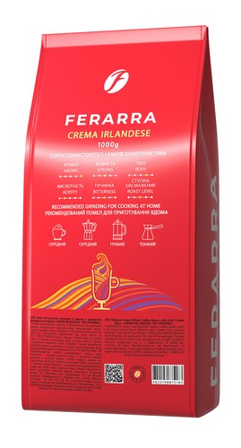 Кофе в зернах 1000г, CAFFE CREMA IRLANDESE, FERARRA - №2