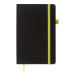 Книга записная CONCEPT 125*195, 96 л., ячейка, обкл. искусственная кожа, желтый - №2