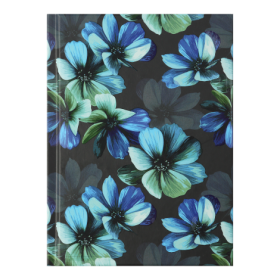 Записная книжка FLORA, А6, 64 л., клетка, бирюзовый