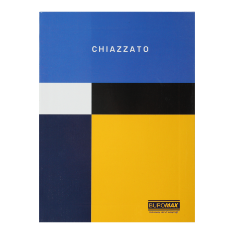Записная книга CHIAZZATO, А5, 80 л., клетка, интегральная обложка, синяя - №1