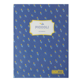 Записная книга PICCOLI, А5, 80 л., клетка, интегральная обложка, синяя