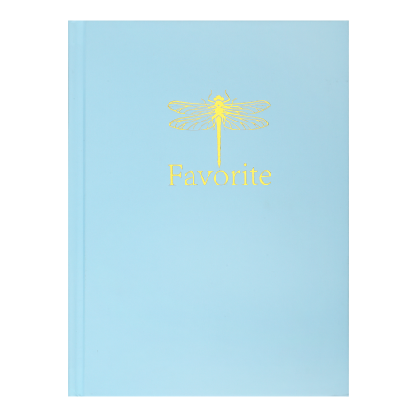 Записная книжка FAVOURITE, PASTEL, А5, 96 л., клет, голубая - №1