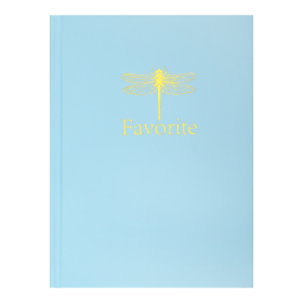 Записная книжка FAVOURITE, PASTEL, А5, 96 л., клет, голубая