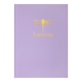 Записная книжка FAVOURITE, PASTEL, А5, 96 л., клет, сиреневая