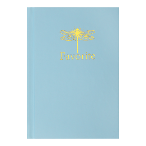 Записная книжка FAVOURITE, PASTEL, А6, 96 л., клет., голубая - №1