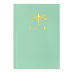 Записная книжка FAVOURITE, PASTEL, А6, 96 л., клет, мятная