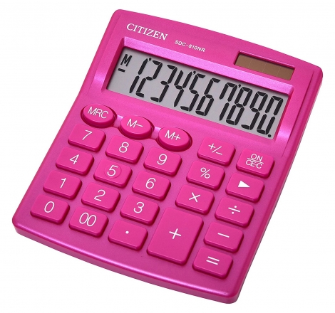 Калькулятор Citizen SDC-810NRPKE - pink 10 разрядов - №1