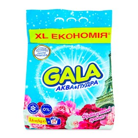 Порошок стиральный по авт. GALA 3,6кг Аква-Пудра Французский аромат