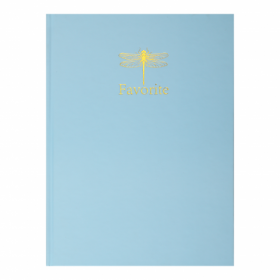 Книга канцелярська FAVOURITE, PASTEL, А4, 96 арк., клітинка, блакитна
