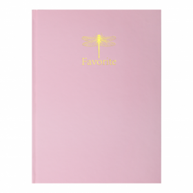 Книга канцелярська FAVOURITE, PASTEL, А4, 96 арк., клітинка, рожева