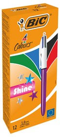 Ручка "4 in 1 Colours Shine Purple", фиолетовая