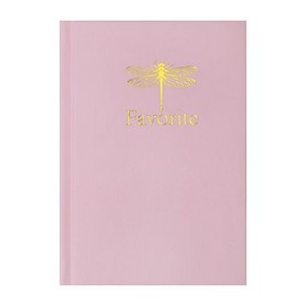 Записная книжка FAVOURITE, PASTEL, А6, 96 л., клет, розовая