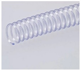 Пластиковая спиральная пружина 12мм прозрачная Premium