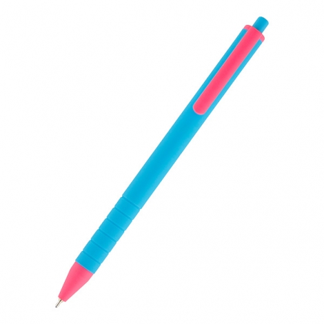 Ручка масляная автом. Reporter Color, синяя - №3