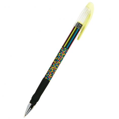 Ручка шариковая Neon mosaic, синяя - №1