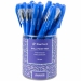 Ручка шариковая Blue floral, синяя - №4