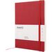 Книга записная Axent Partner Soft L 12.5х19.5 см, 96 листов, клетка, красная - №2