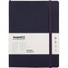 Книга записная Axent Partner Soft L 19х25 см, 96 листов, клетка, синяя - №1