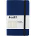 Книга записная Axent Partner Soft, 12,5х19,5 см, клетка, синяя - №1
