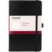 Книга записная Axent Partner, 125х195 мм, 96 листов, клетка, черная - №1