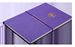 Блокнот деловой Buromax NICE А5, 96 листов, нелинованный, фиолетовый - №2