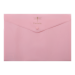 Папка-конверт на кнопке Buromax FAVOURITE PASTEL A4, 180 мкм, розовая - №1