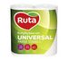 Полотенца целлюлозные Ruta "Universal",  2 слоя, 2  рулона,  белые - №1