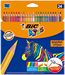 Карандаши цветные BIC Evolution Stripers, 24 цвета - №1