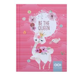 Блокнот ZIBI BE THE QUEEN А6, 64 листа, клетка
