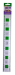 Линейка пластиковая 30 см ZiBi KIDS Line для левши и правши с таблицей умножения, с цветными полосами - №1
