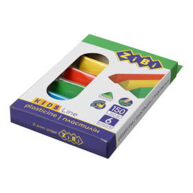 Пластилін 6 кольорів, 150 р, KIDS Line