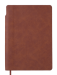 Блокнот деловой Buromax FRESH А5, 96 листов, нелинованный, коричневый - №1