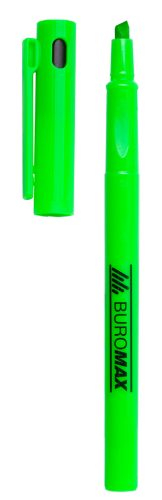 Маркер текстовый Buromax SLIM , зеленый, 1-4 мм - №1
