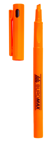 Маркер текстовый Buromax SLIM , оранжевый, 1-4 мм - №1