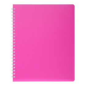 Зошит для нотаток Buromax BRIGHT В5, 60 аркушів, клітинка, рожева
