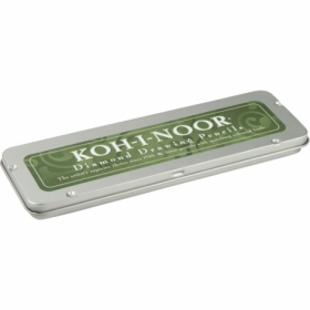 Набір цангових олівців з точилкою і ластиком Koh-i-Noor Diamond Pencils, 6 кольорів