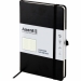 Книга записная Axent Partner Lux, 12.5х19.5 см, 96 листов, клетка, черная - №2