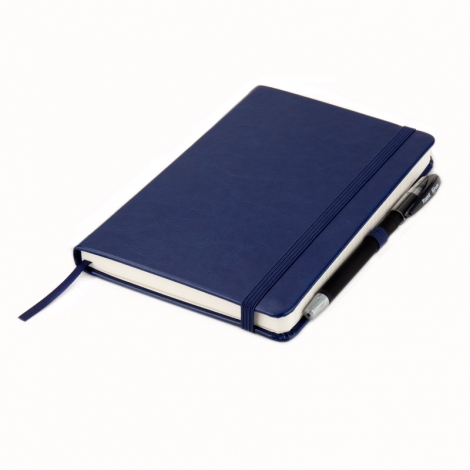 Книга записная Axent Partner Lux, 12.5х19.5 см, 96 листов, клетка, синяя - №8