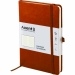Книга записная Axent Partner Lux, 12.5х19.5 см, 96 листов, клетка, коричневая - №2