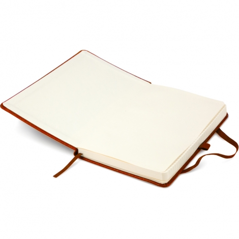 Книга записная Axent Partner Lux, 12.5х19.5 см, 96 листов, клетка, коричневая - №6