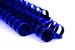 Пластиковая  пружина А4 6мм синий уп.100шт - №1