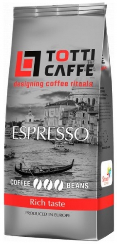 Кофе в зернах 1000г*6 пакет, Espresso, TOTTI Cafe - №1