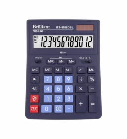 Калькулятор Brilliant BS-8888DBL, 12 разрядов