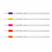 Лайнер uni EMOTT 0.4мм fine line, Passion Color, 5 цветов - №3
