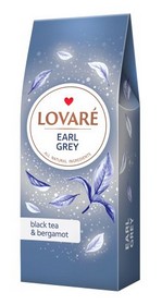 Чай чорний 80г, лист, "Earl Grey", LOVARE