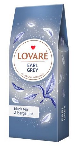 Чай черный 80г, лист, "Earl Grey", LOVARE - №1