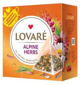 Чай трав'яний 2г*15, пакет, "Alpine herbs", LOVARE