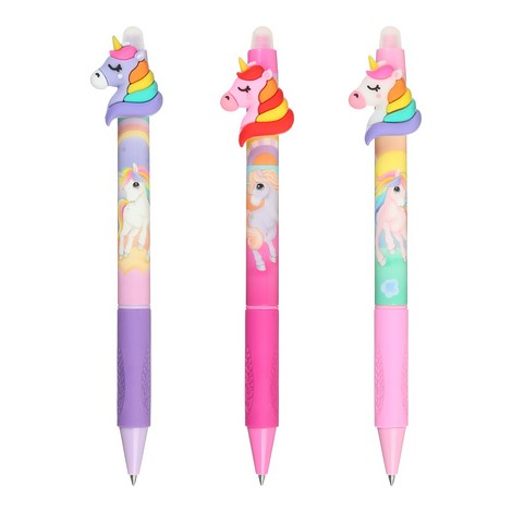 Ручка гелевая "Пиши-стирай", 0,5мм, UNICORN, 36 шт в дисплее, KIDS Line - №1